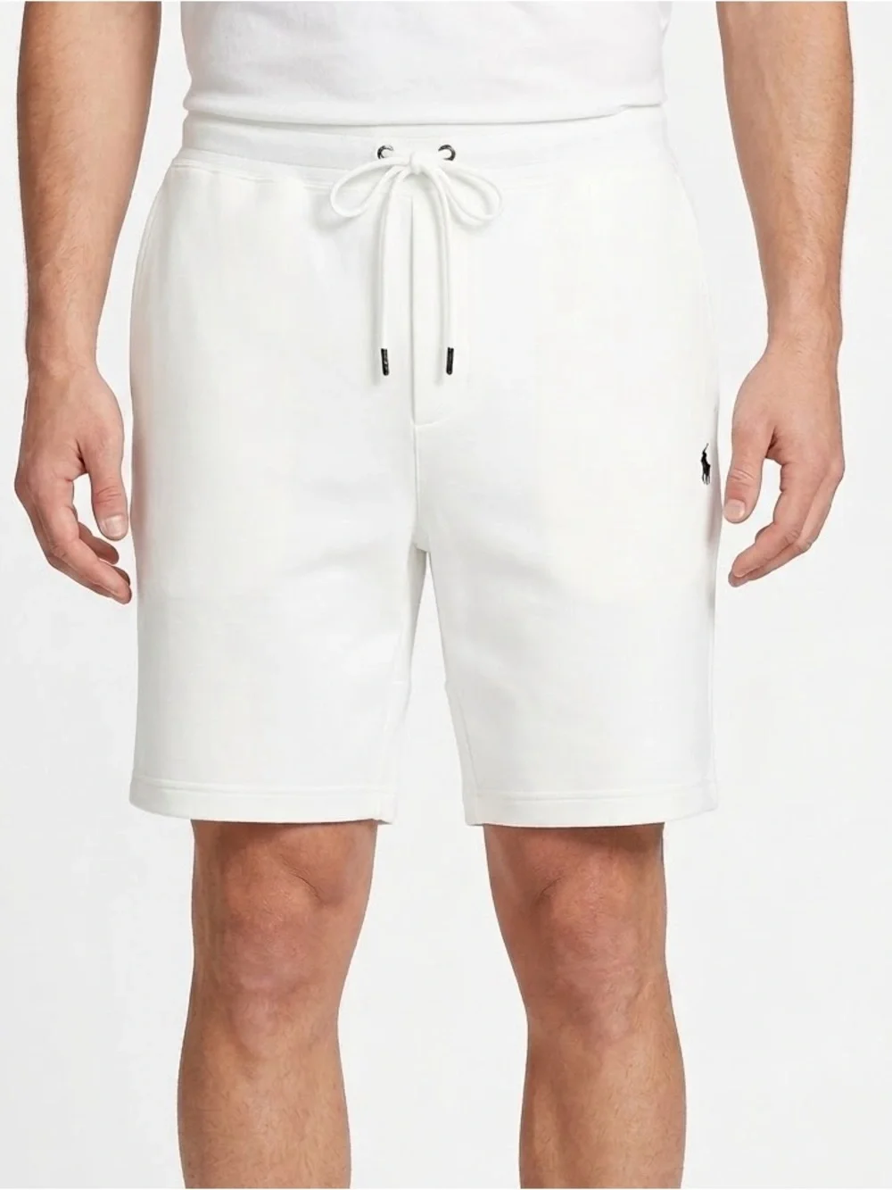 Polo Ralph Lauren Double Knit Shorts Mens 3XB Big Tall White NWT $110